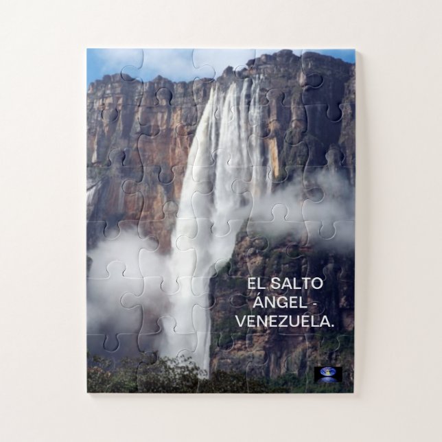 QUEBRA-CABEÇA ROMPECABEZAS DEL SALTO ÁNGEL. (Vertical)