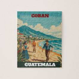 Quebra-cabeça Rompecabezas GUTEMALA COBAN Retro poster