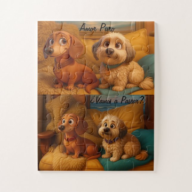 Quebra-cabeça Rompecabezas Puzzle "Hermanitas Felices" (Vertical)