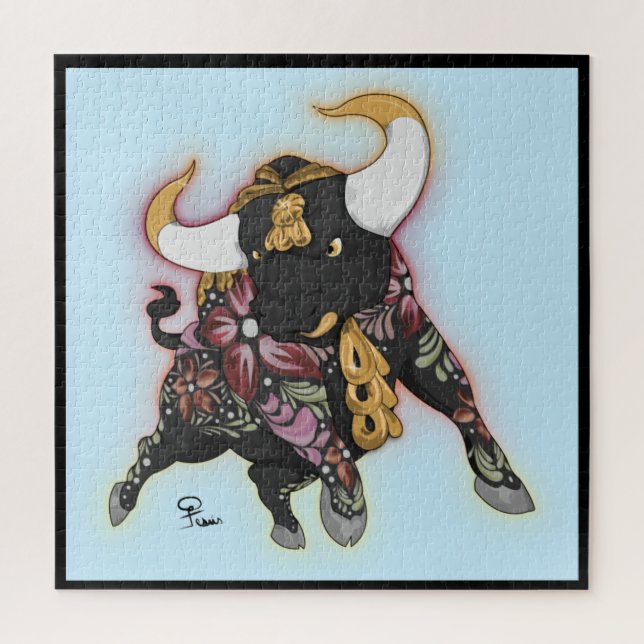 Quebra-cabeça Rompecabezas Torito De Pucará (Vertical)