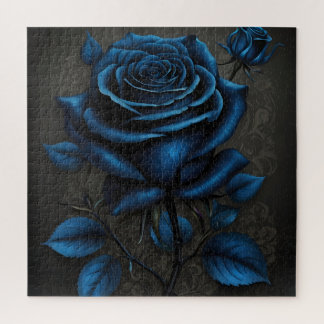 Quebra-cabeça Rosa Azul Profundo Meia-Noite