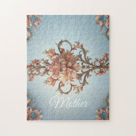 Quebra-cabeça Rosa Barroca 