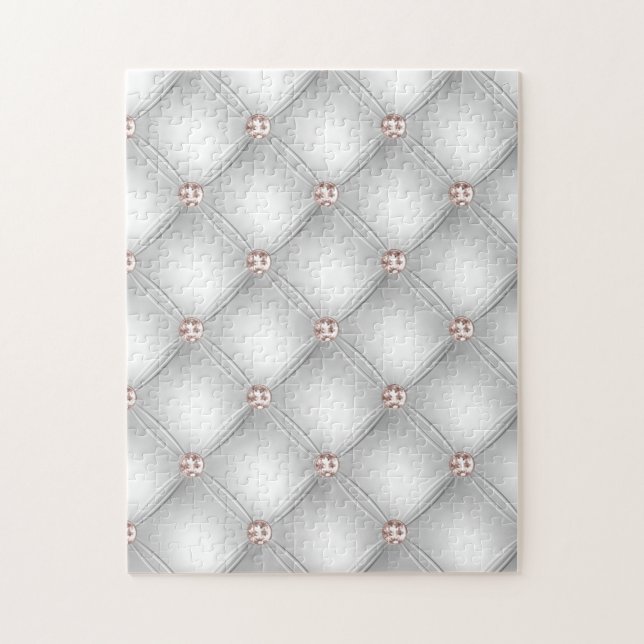 Quebra-cabeça Rosa Bege Jóia (Vertical)