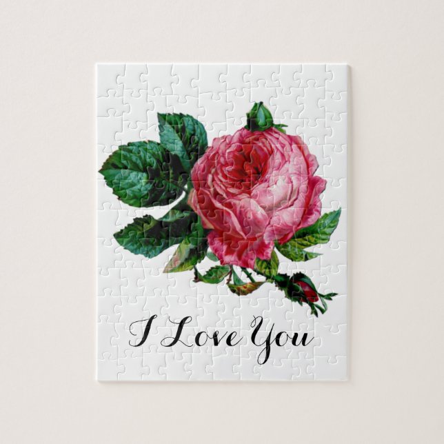 Quebra-cabeça Rosa de repolho (Vertical)