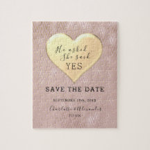 Rosa Dourado Casamento Salvar a Data