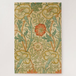 Quebra-cabeça Rosa e Rosa por William Morris Vintage Floral
