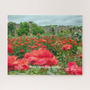 Quebra-cabeça Rosa Garden Hever Castle Kent Foto Cênica