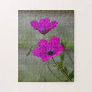 Quebra-cabeça Rosa Geranium Jigsera