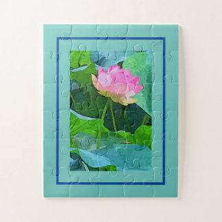 Quebra-cabeça Rosa Lotus