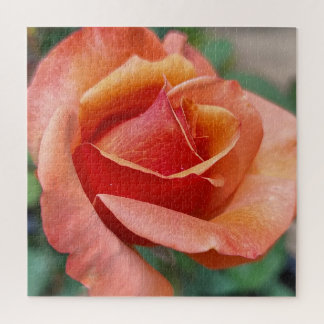 Quebra-cabeça Rosa Radiante – Pétalas em Harmonia