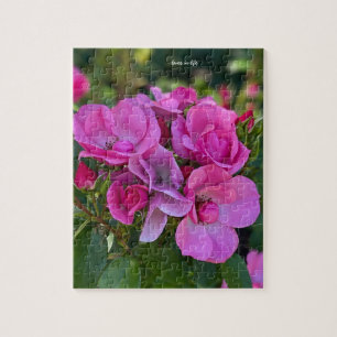 Quebra-cabeça Rosa Rosa Rosa lavanda