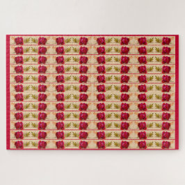 Quebra-cabeça Rosa vermelha vitoriana