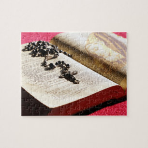 Quebra-cabeça Rosário abençoado da bíblia da Virgem Maria