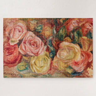 Quebra-cabeça Rosas (1912) apresentada por Pierre-Auguste Renoir