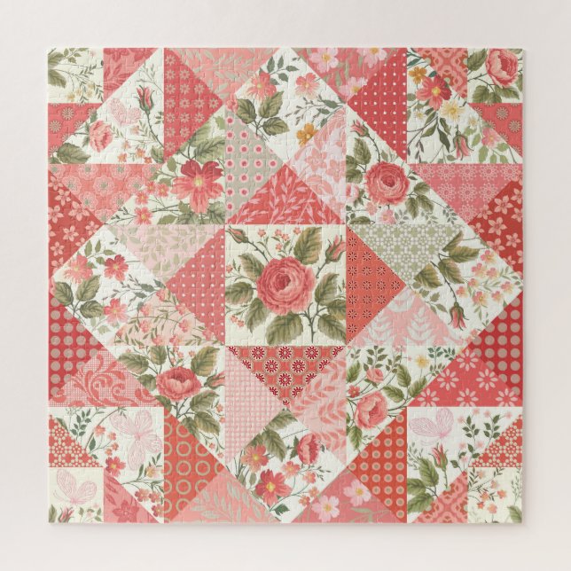 Quebra-cabeça Rosas Borboletas Sem Fios (Vertical)