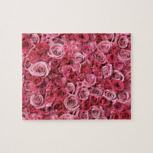 Quebra-cabeça Rosas cor-de-rosa bonitos
