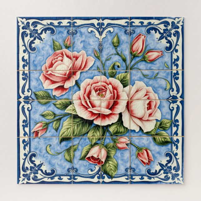 Quebra-cabeça rosas coradas de Lisboa puzzle (Vertical)