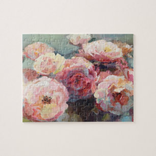 Quebra-cabeça Rosas do rosa selvagem