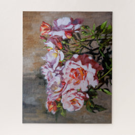 Quebra-cabeça Rosas em Pavlovsk - Pintura a óleo elegante de ros