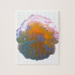 Quebra-cabeça Rosas esbranquiçados de cor laranja esbranquiçada