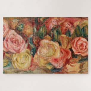 Quebra-cabeça Rosas por pintura impressionista do Renoir