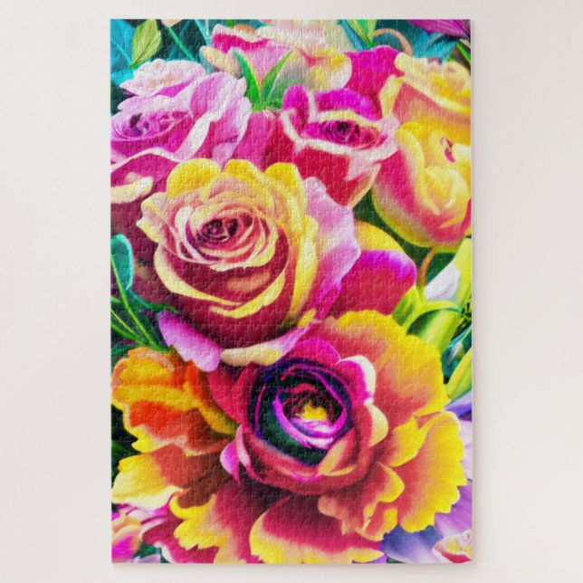 Quebra-cabeça Rosas são para Sempre (Vertical)