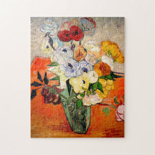 Quebra-cabeça Rosas Van Gogh e Anemones