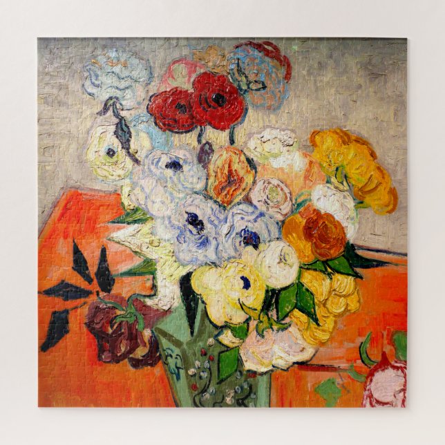Quebra-cabeça Rosas Van Gogh e Anemones (Vertical)