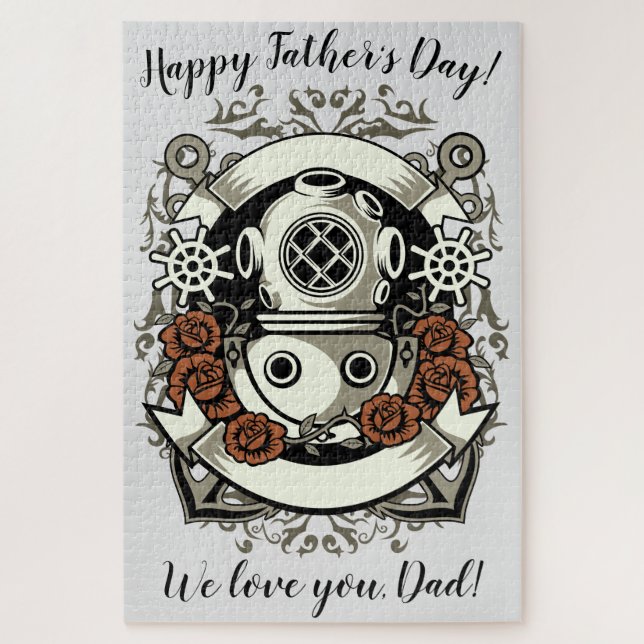 Quebra-cabeça Rosas vermelhas Vitorianas de Mergulhadores do Mar (Vertical)