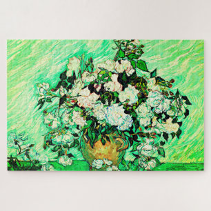 Quebra-cabeça Rosas Vintage Vincent Van Gogh (1890)