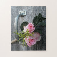 Rose Bouquet Barn Wood Rustic Fotografia Floral