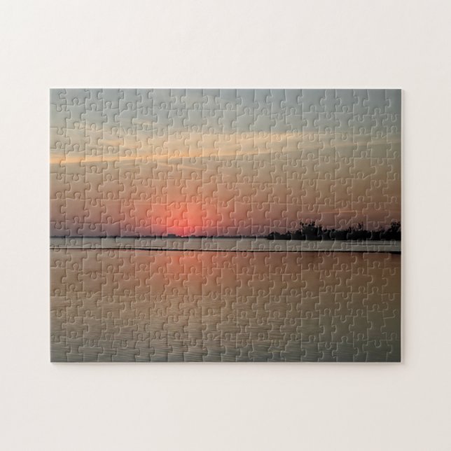 Quebra-cabeça Rose Sunset Waters (Horizontal)