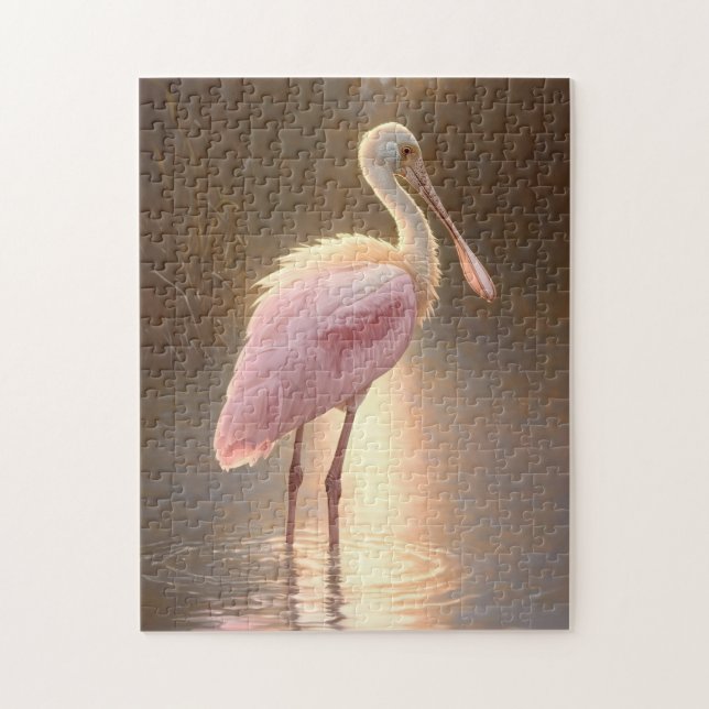 Quebra-cabeça Roseate Spoonbill (Vertical)