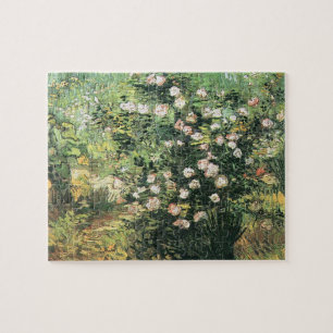 Quebra-cabeça Roseira em Flor por Vincent van Gogh