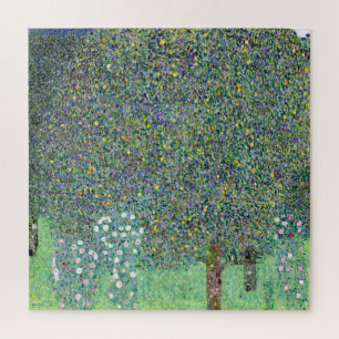 Quebra-cabeça Roseiras sob as Árvores, Gustav Klimt