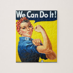 Quebra-cabeça Rosie Riveter Vintage