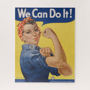 Quebra-cabeça Rosie the Riveter: Forte Empoderamento feminino
