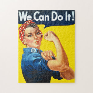 Quebra-cabeça Rosie the Riveter (Trabalho de arte Icônica) (Nós 