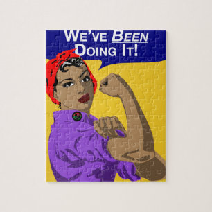 Quebra-cabeça Rosie-Weve preto que faz o