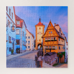 Quebra-cabeça Rothenburg ob der Tauber, Baviera, Alemanha.