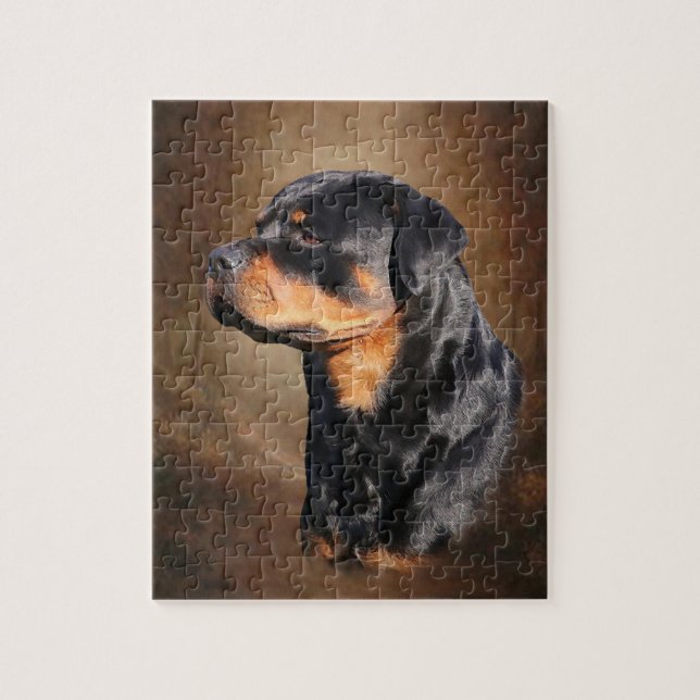 Quebra-cabeça Rottweiler (Vertical)