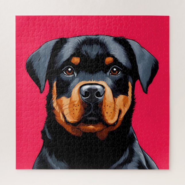 Quebra-cabeça Rottweiler (Vertical)