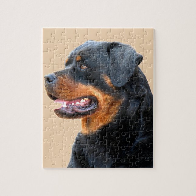 Quebra-cabeça Rottweiler (Vertical)