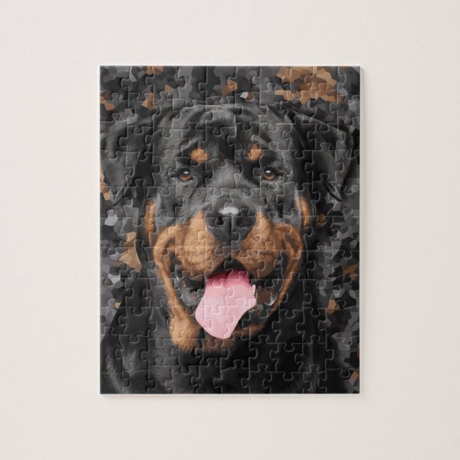 Quebra-cabeça Rottweiler - Metzgerhund (Vertical)