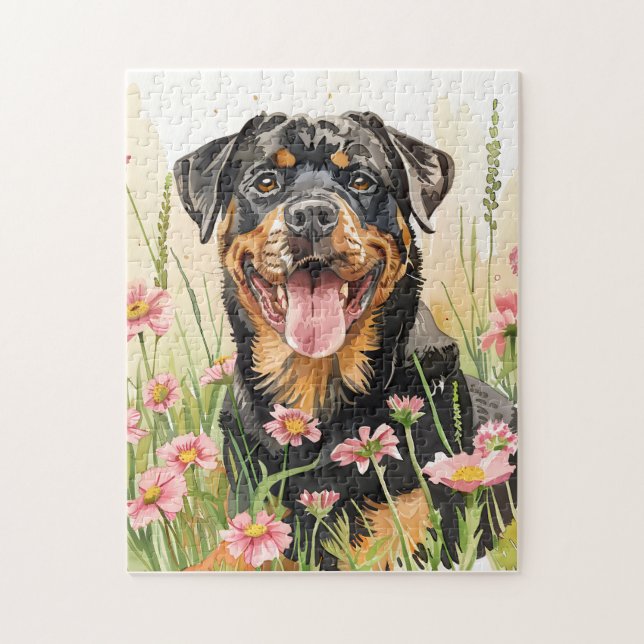Quebra-cabeça – Rottweiler Puzzle (Vertical)