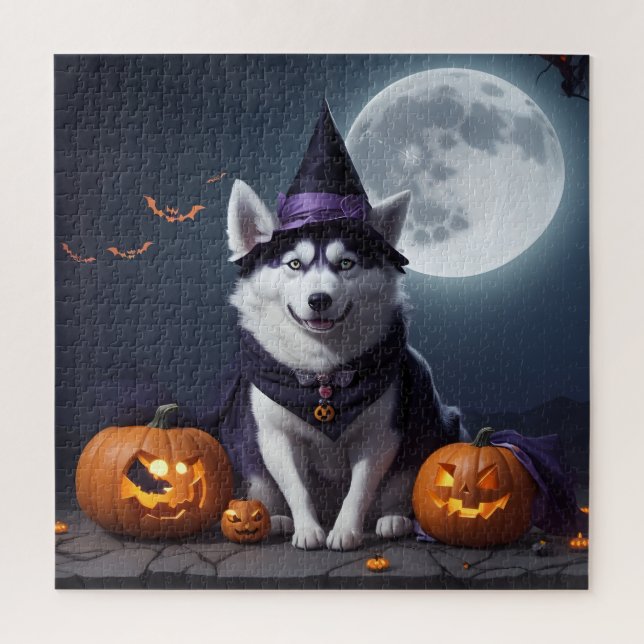 Quebra-cabeça Rouco Cão Aventura Aventura Moonlit Magic Spooky (Vertical)