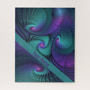 Quebra-cabeça Roxo Conhece o Nome de Arte Moderno do Abstrato