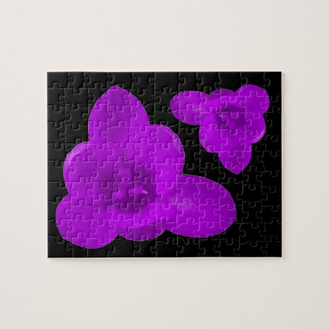 Quebra-cabeça Roxo-Flor-Crocus (Horizontal)
