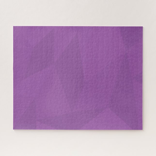 Quebra-cabeça Roxo, geométrico, legal, moda, arte simples modern (Horizontal)