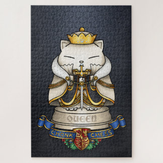 Quebra-cabeça Royal Cat Chess Queen Piece